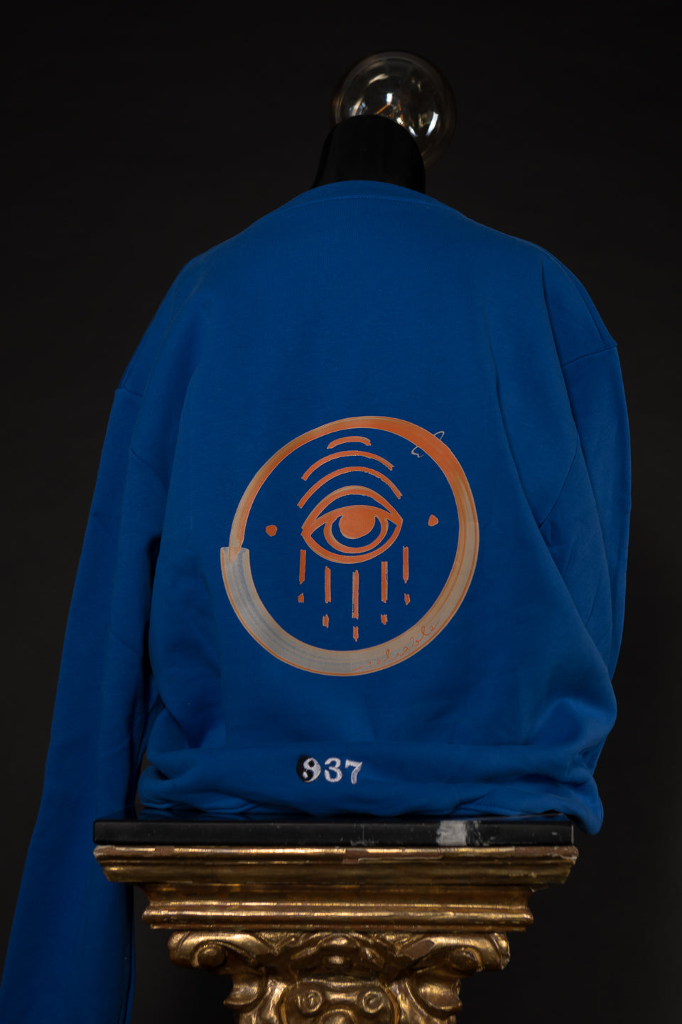 37. Sudadera SIN capucha azul