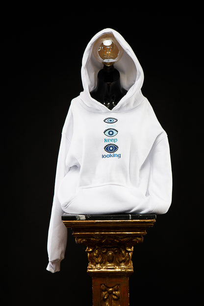 69. Sudadera CON capucha blanca