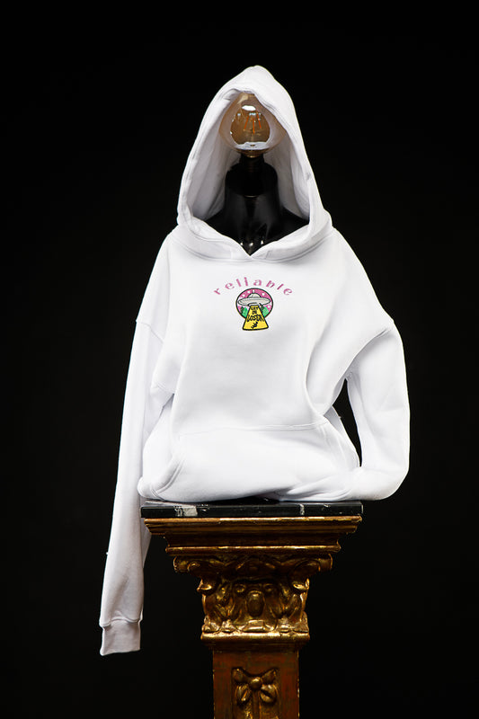 70. Sudadera CON capucha blanca