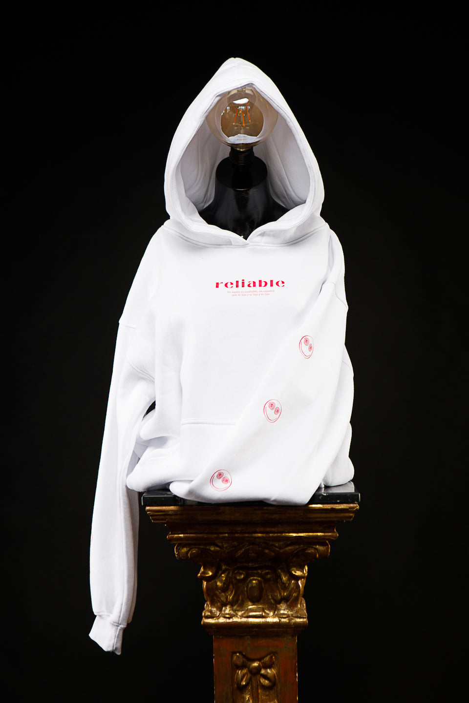 74. Sudadera CON capucha blanca