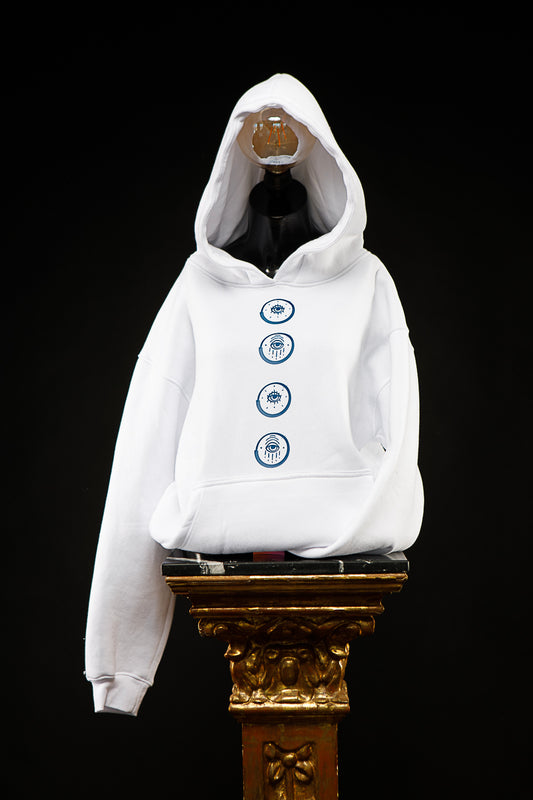 79. Sudadera CON capucha blanca