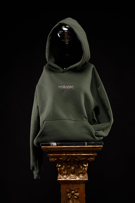 95. Sudadera CON capucha verde militar